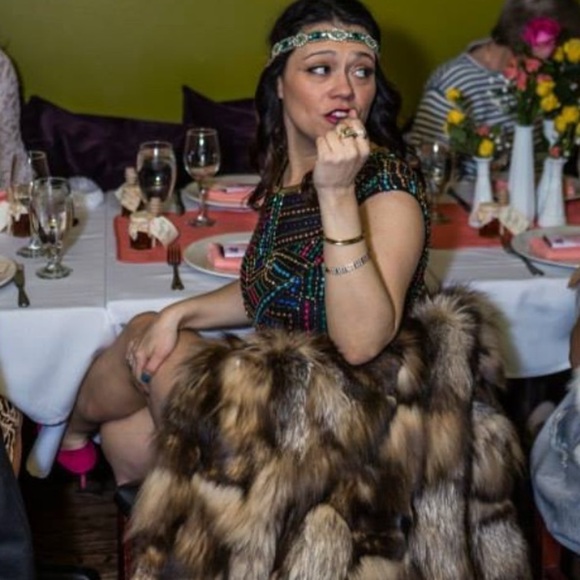 Phoebe x Neiman Marcus handbead mini dress multi color women’s 6 black cocktail - Picture 8 of 8